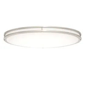 18" 42W LED Ceiling Low-Profile Oval Flushmount, 4000K