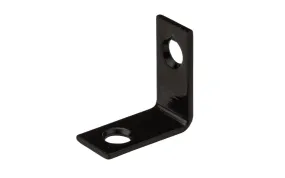 1" x 1/2" Black Finish Corner Brace