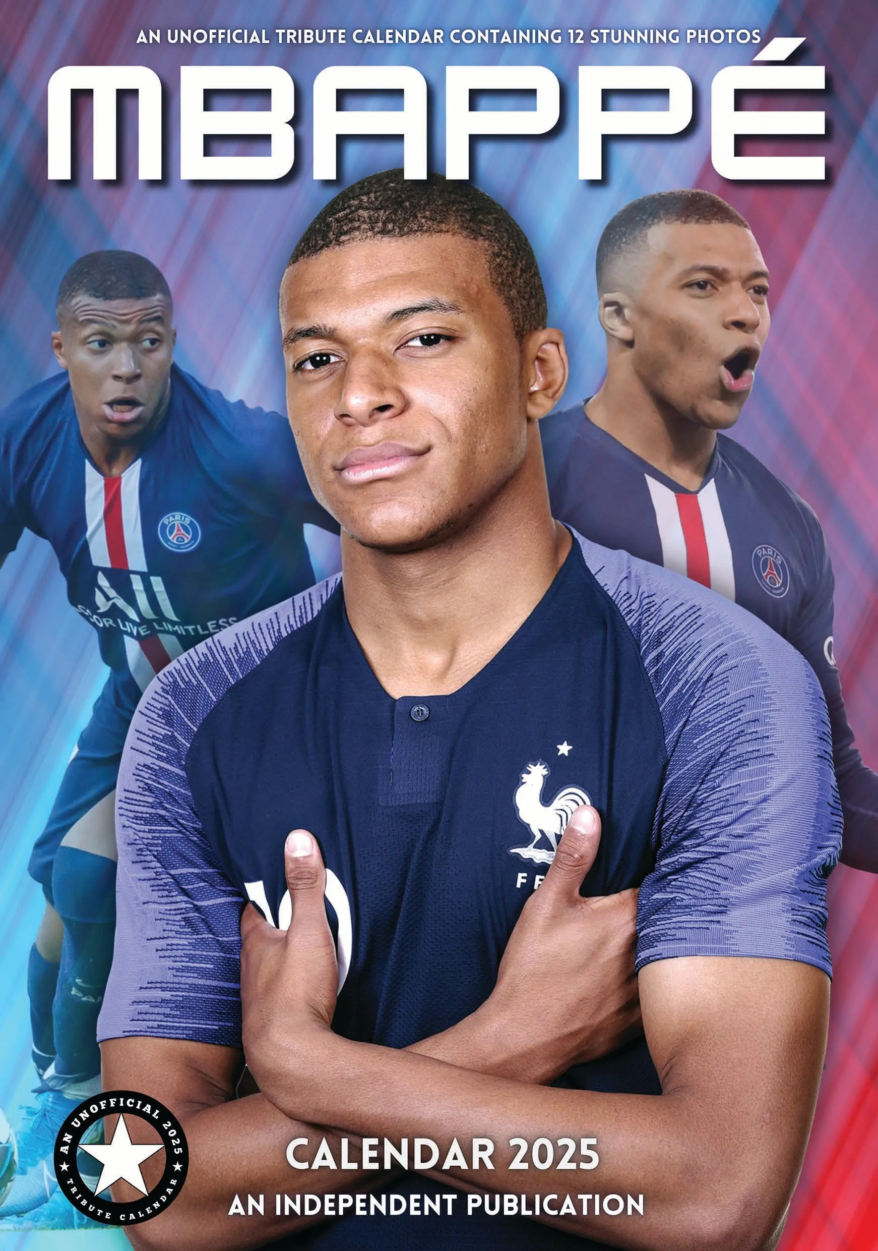 2025 Mbappe Large Wall Calendar