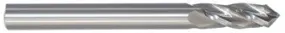 208-400375: 3/8in. Dia., 2-1/2in. Overall Length, 4-Flute, Carbide Drill Mill- SE, 90 deg, Uncoated, USA