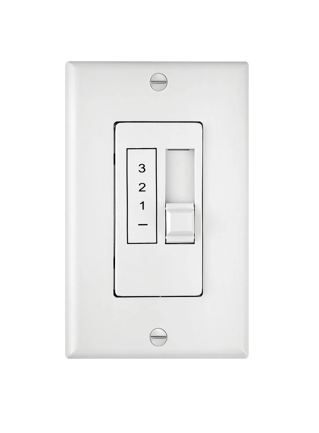 3 Speed Slide 5 Amp Wall Control in White