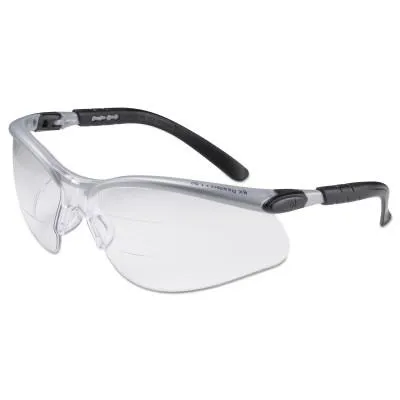 3M™ BX Safety Eyewear,  2.5 Diopter Polycarbon Anti-Fog Lenses, Silver/Black Frame, 11459-00000-20