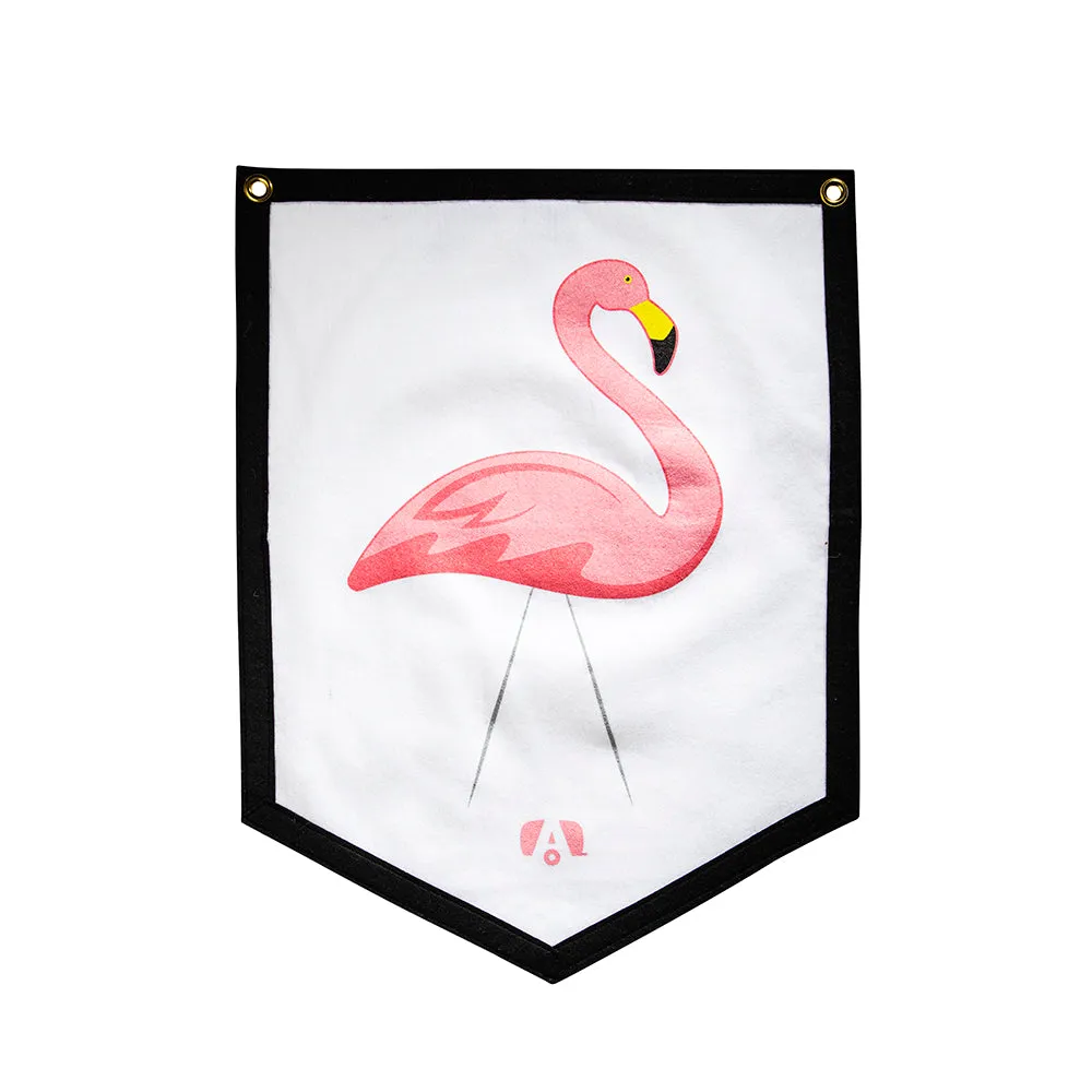 Airstream Trailer A Flamingo Camp Flag