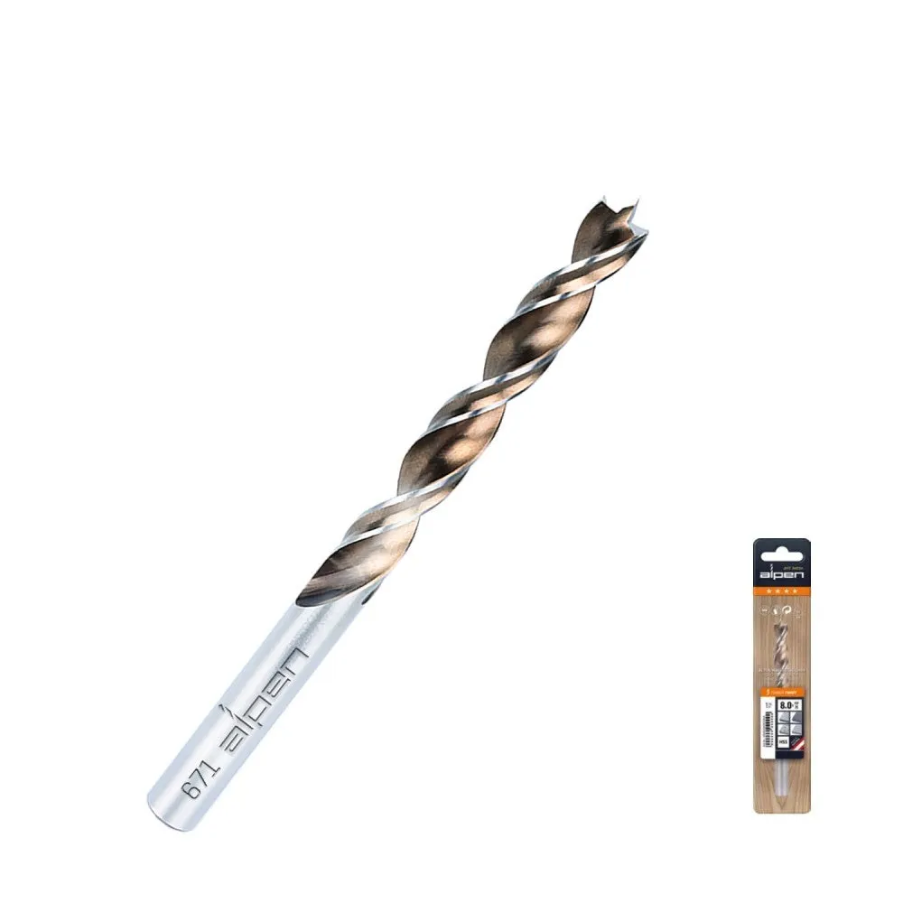 Alpen | Drill Bit Twist Wood 5.5mm Sleeved