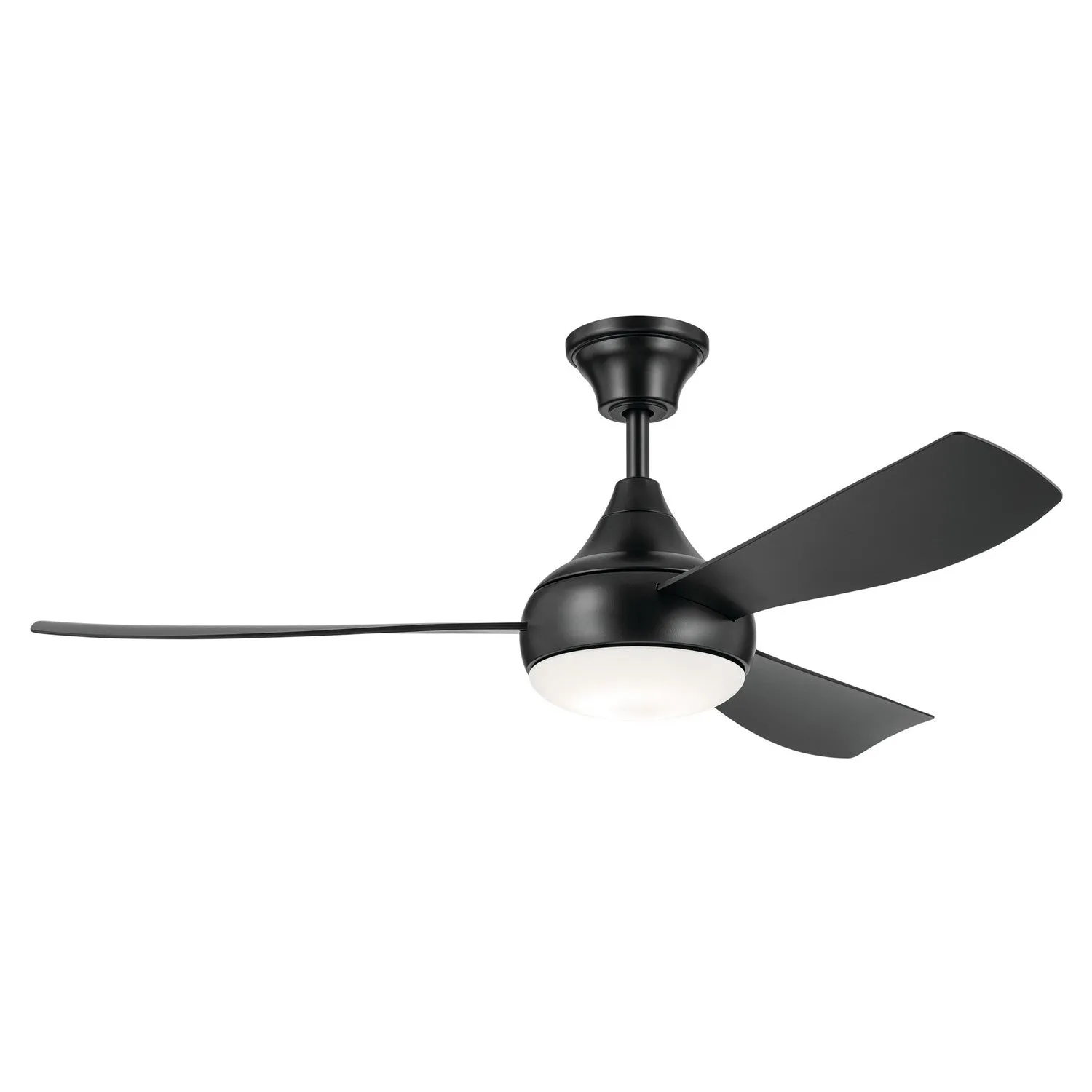 Ample 54" Ceiling Fan in Satin Black