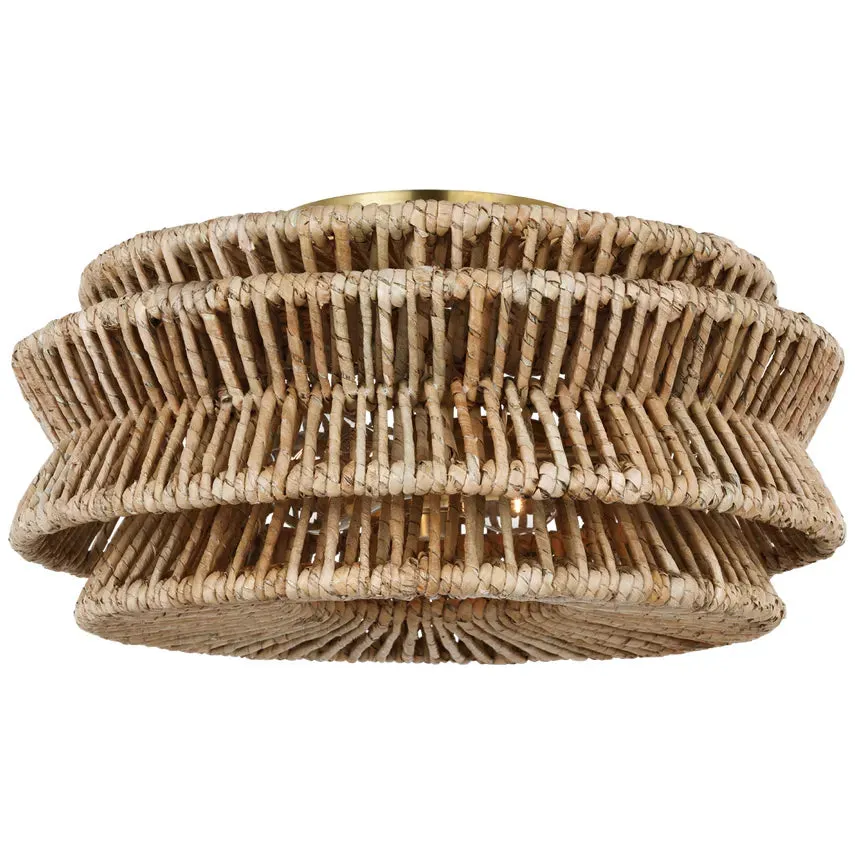 Antigua Drum Semi-Flush Mount