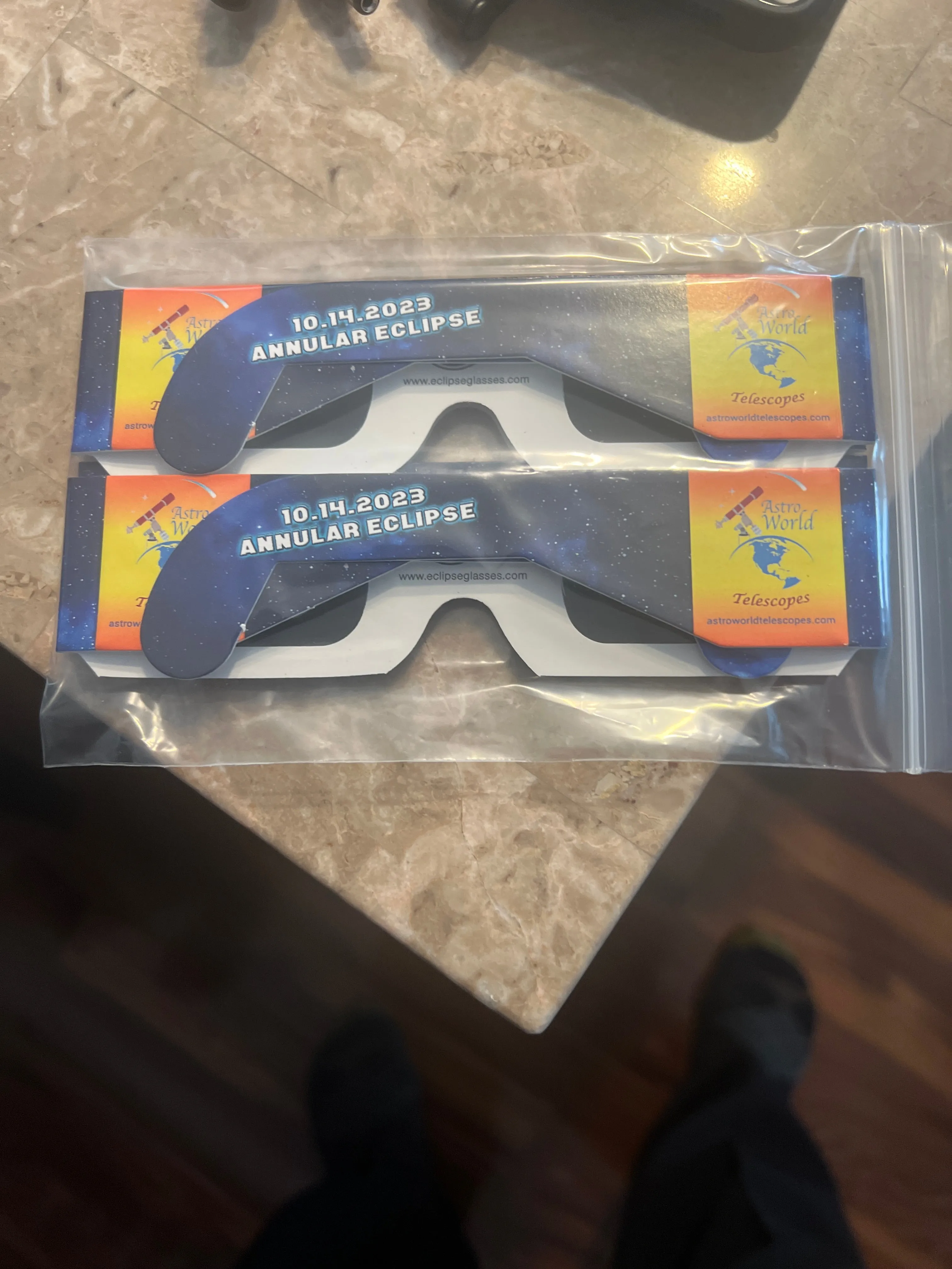 AstroWorld Solar Eclipse Glasses