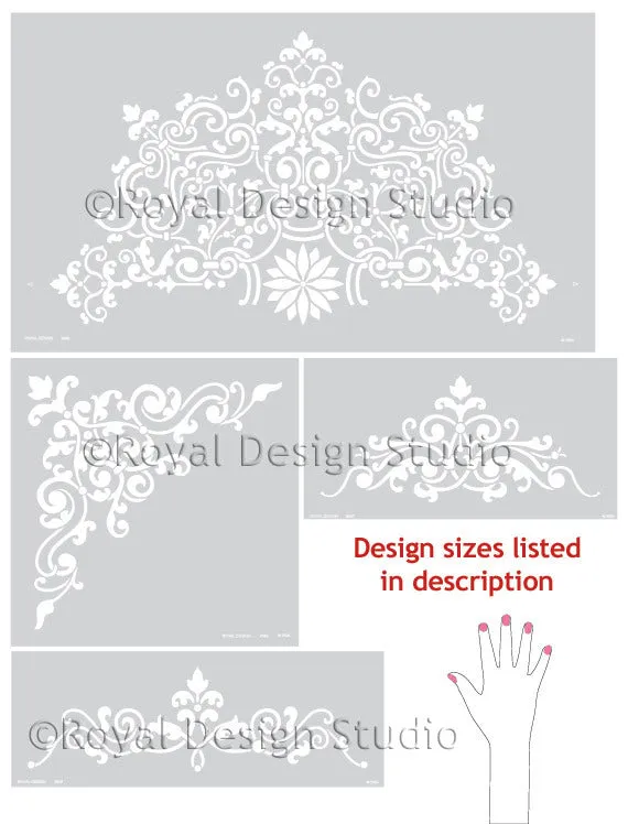 Avignon Ceiling Stencil Set