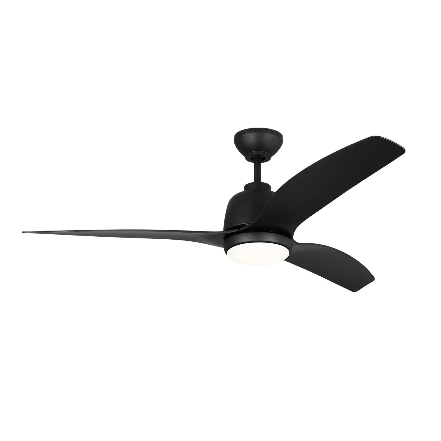 Avila Coastal 54" Ceiling Fan in Midnight Black