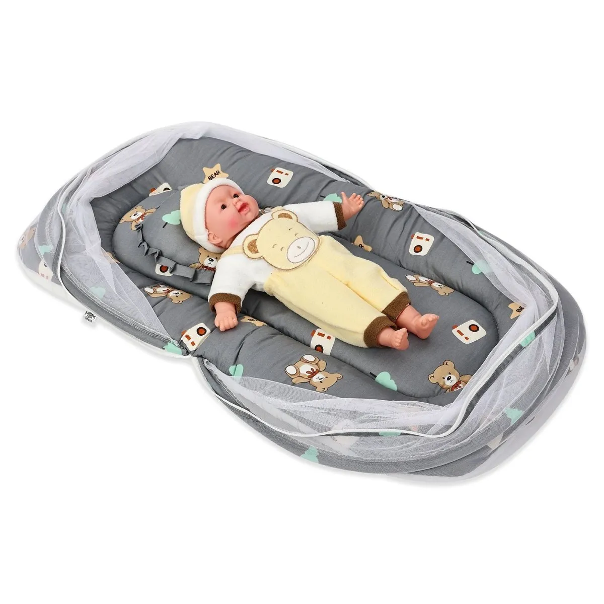 Baby Mosquito Net Portable Bed- Bear Buddies