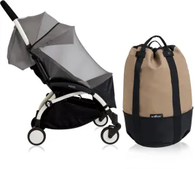 Babyzen YOYO  Rolling Bag & Insect Shield - Taupe