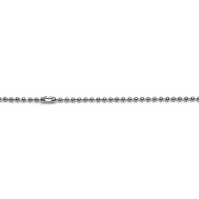 Ball Link Chain 24in Silver