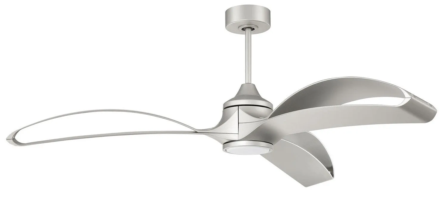 Bandeaux 60" Ceiling Fan in Painted Nickel