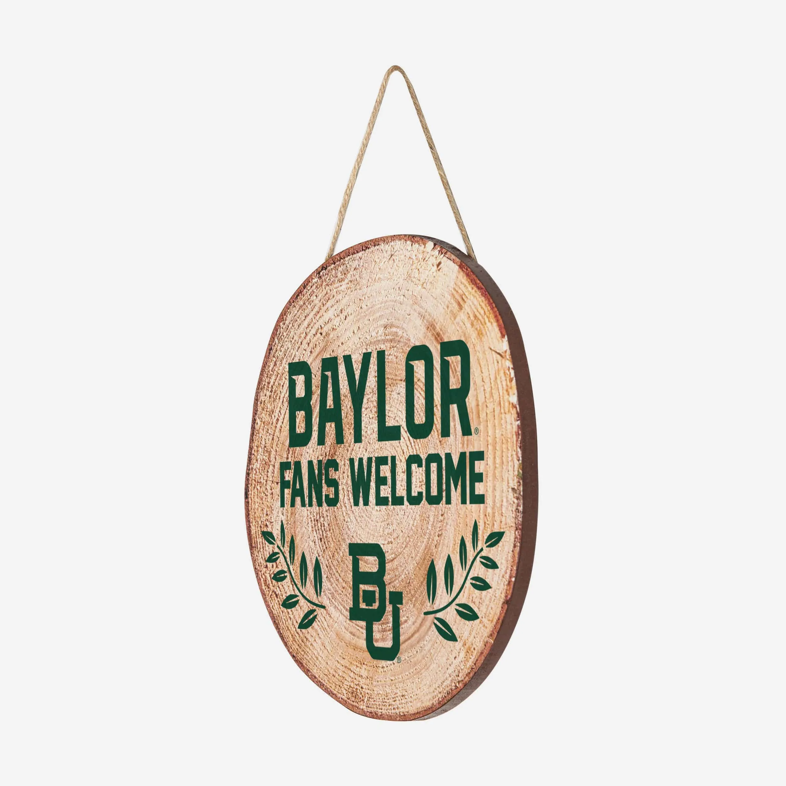 Baylor Bears Wood Stump Sign