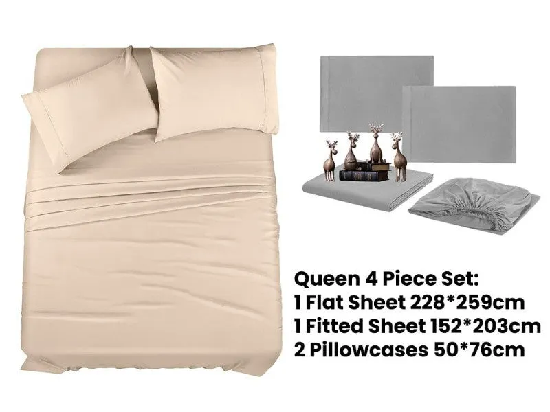 Bedroom Bedding Set Queen Size Sheets Set