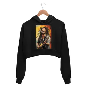 Bob Marley Crop Hoodie - Fan Art