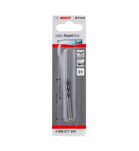 Bosch | Drill Bit HSS PointTeQ 2,0mm 2Pc