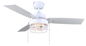 Canarm CF42ATT3WH Attley 42 Inch Ceiling Fan in White