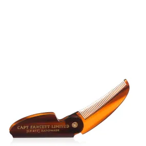 Captain Fawcett's Folding Moustache Comb 4.6"