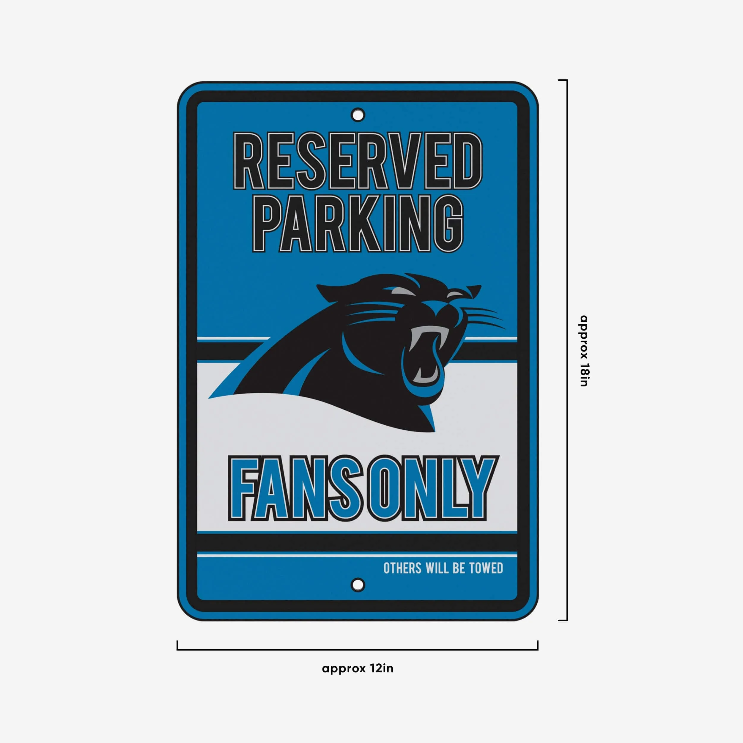 Carolina Panthers Road Sign