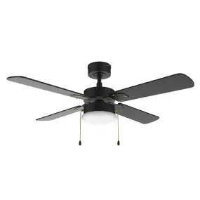 Ceiling Fan with Light Cecotec EnergySilence Aero 450 Black 50 W