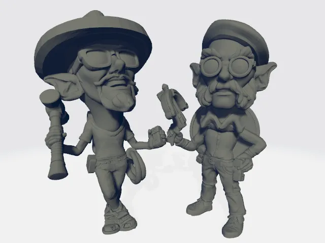 Chibi Myth Smashers Gnome Artificers