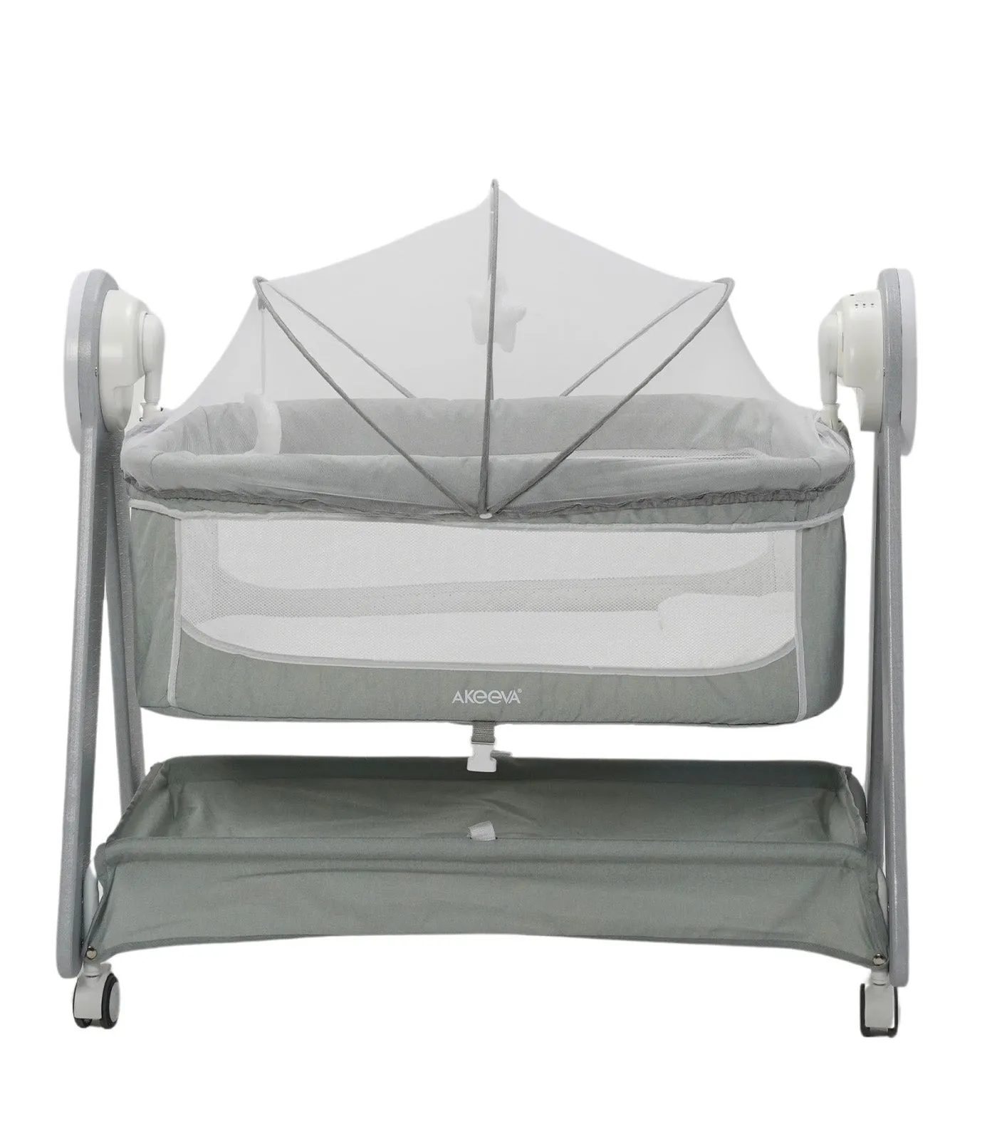 Classique Autosway Swing Crib Light Gray