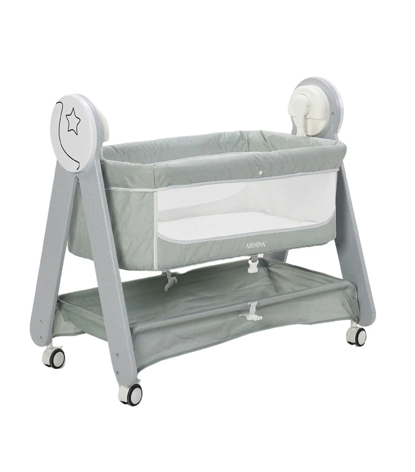 Classique Autosway Swing Crib Light Gray