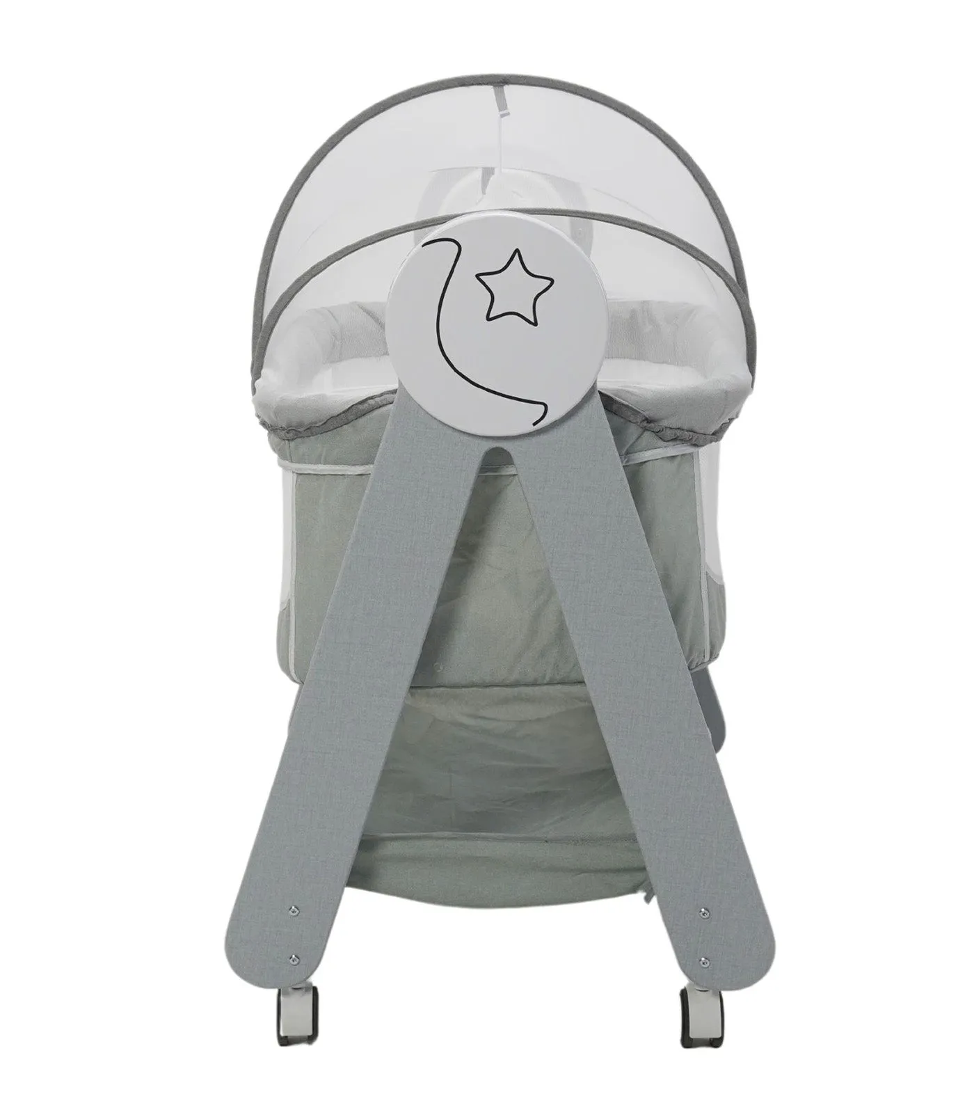 Classique Autosway Swing Crib Light Gray