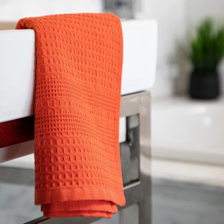 Coral Towel Set in Gift Bag, Classic Style