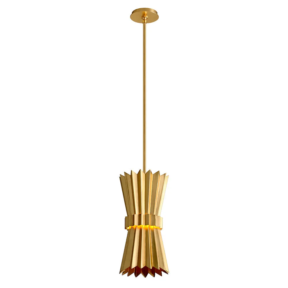 Corbett Lighting Moxy Gold Base  Pendant