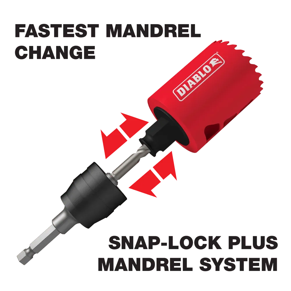 Diablo | 7/16" Snap-Lock Plus™ Mandrel System