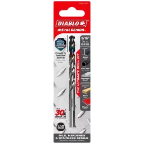 Diablo Metal Demon 5/16 in. X 4.6 in. L Stainless Steel Drill Bit 3-Flat Shank 1 pc