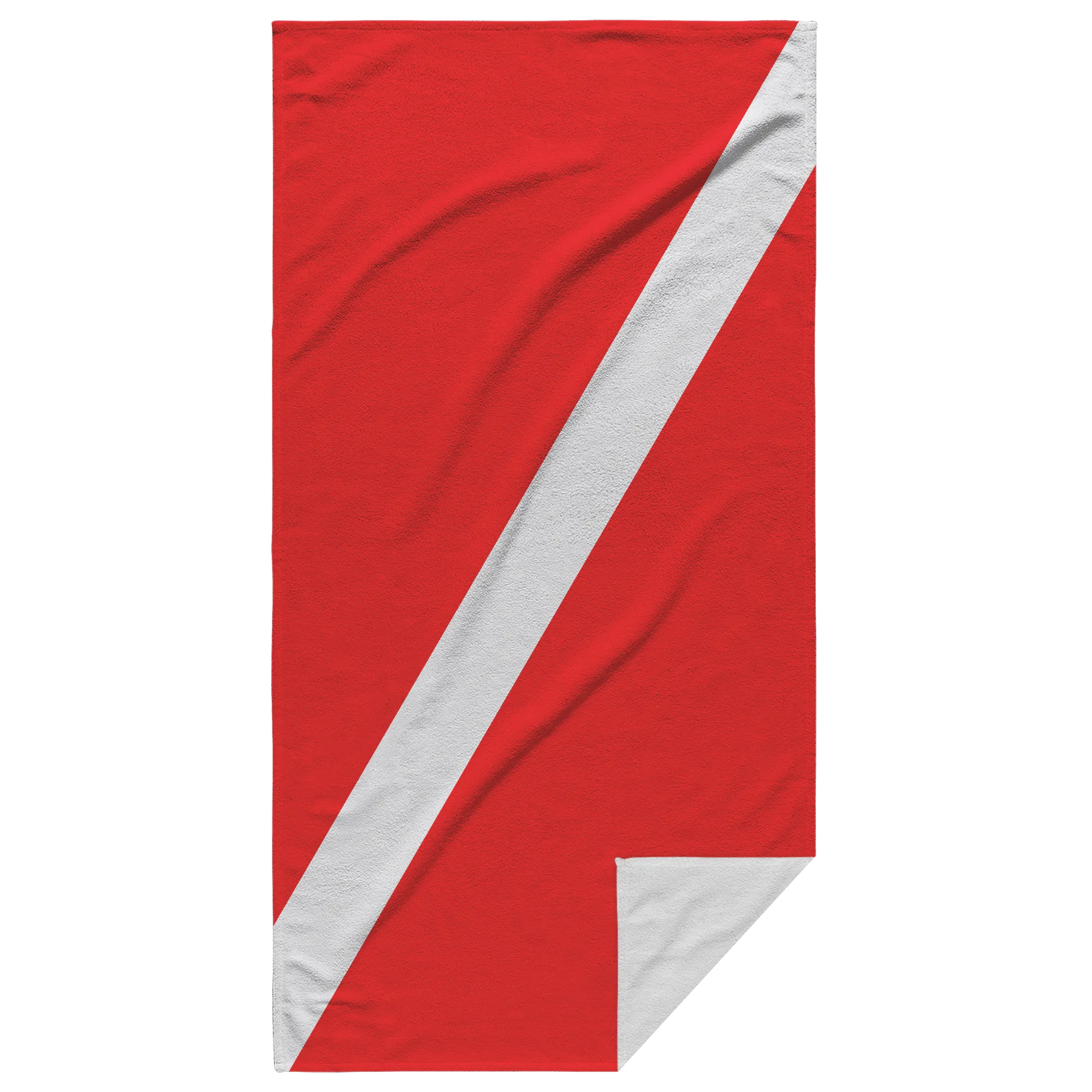 Dive Flag Beach Towel 30"x60"