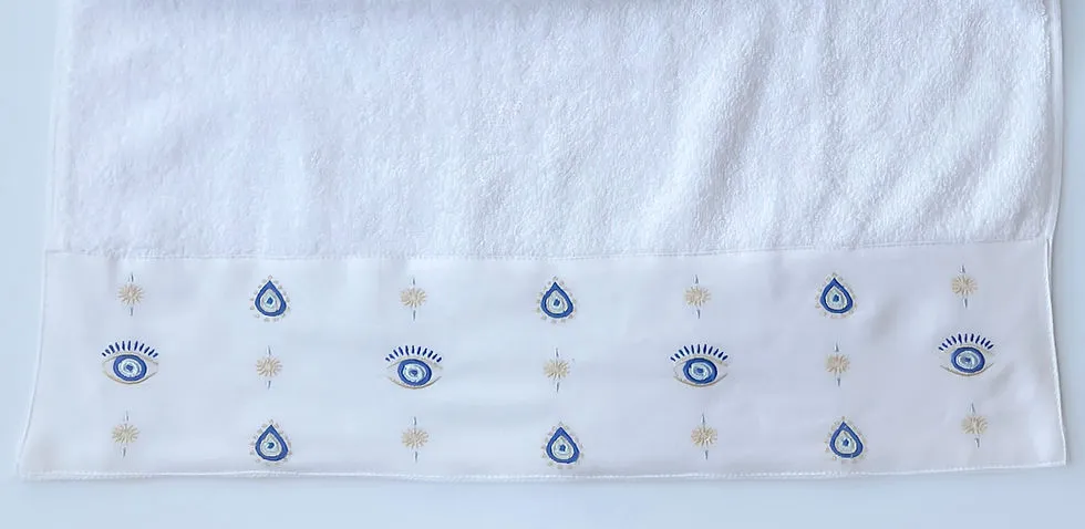 ERVY Eyes Bathroom Hand Towel