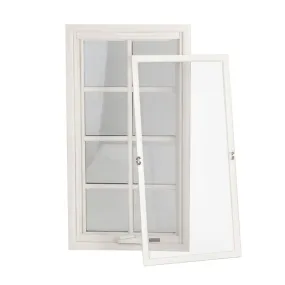 Factory supply discount price wood aluminum casement window aluminium windows double glass with grill design and mosquito net