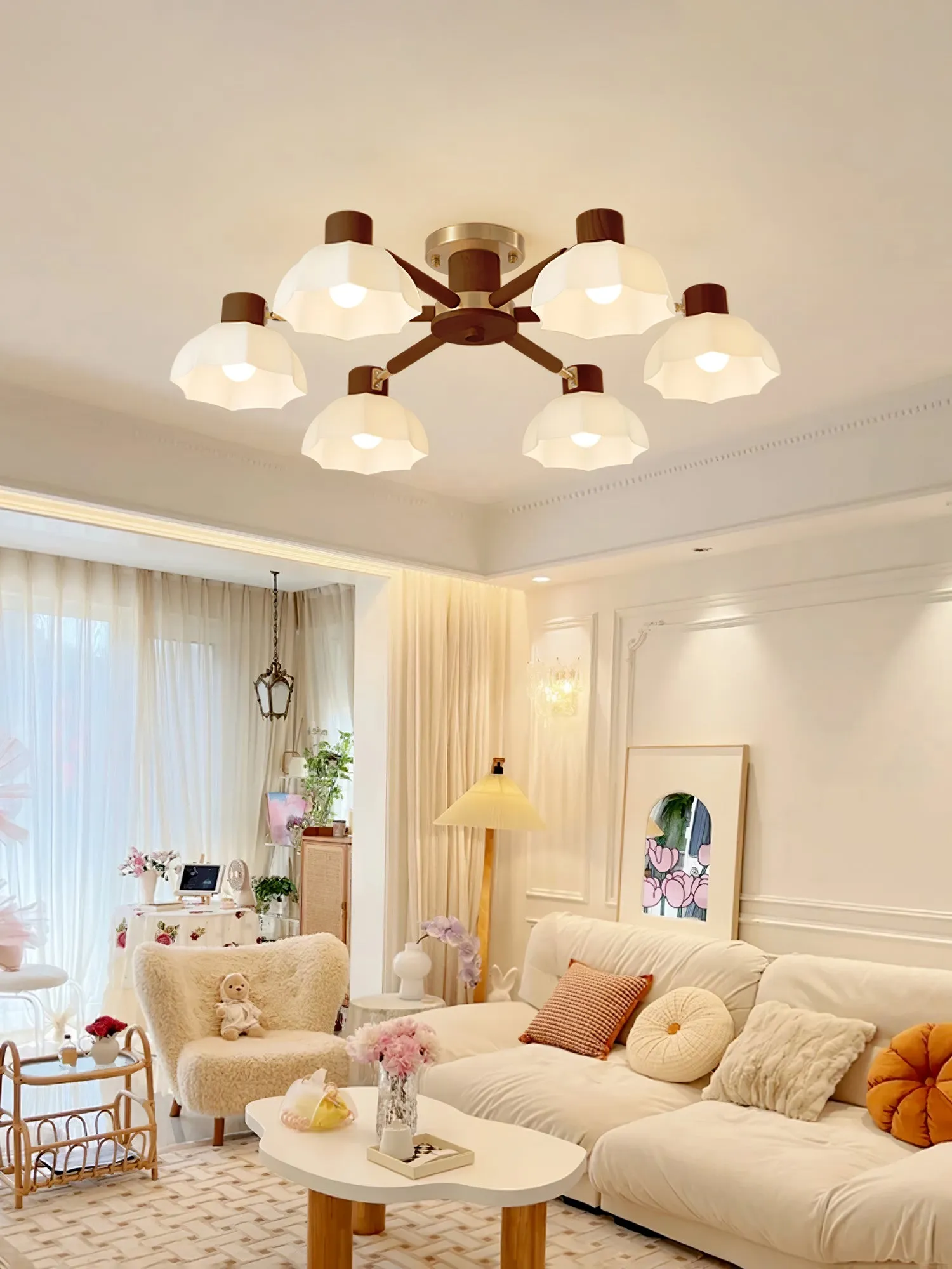 Floral Ceiling Light