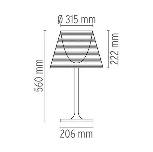 FLOS KTRIBE T1 Glass Table Lamp