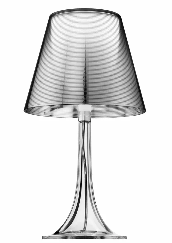 FLOS Miss K Aluminized Silver Table Lamp