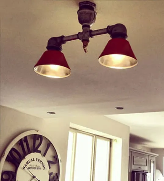 Folke Industrial Pipe Ceiling Lamp