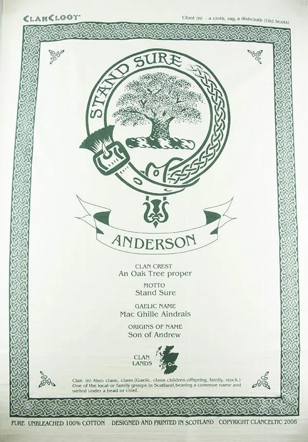 Forbes Clan Tea Towel