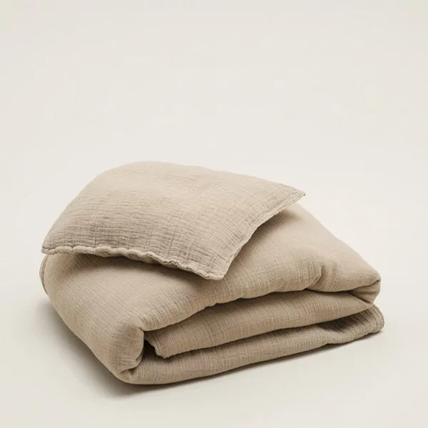 Garbo&Friends Muslin Bedset - Olive