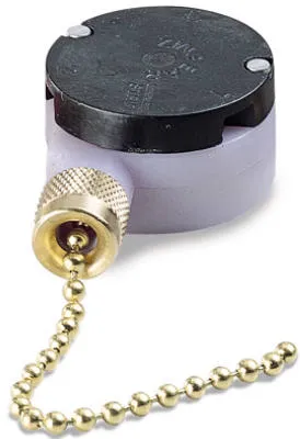 Gardner Bender GSW-33 Variable Speed Pull Chain Switch, 2 Speed