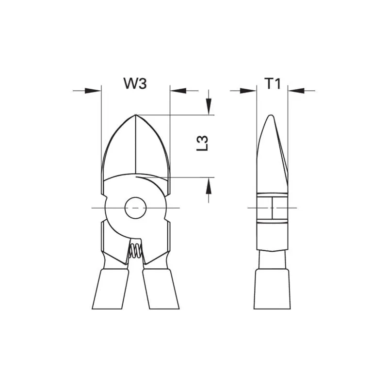 Gedore 6746130 Side Cutter 160 mm