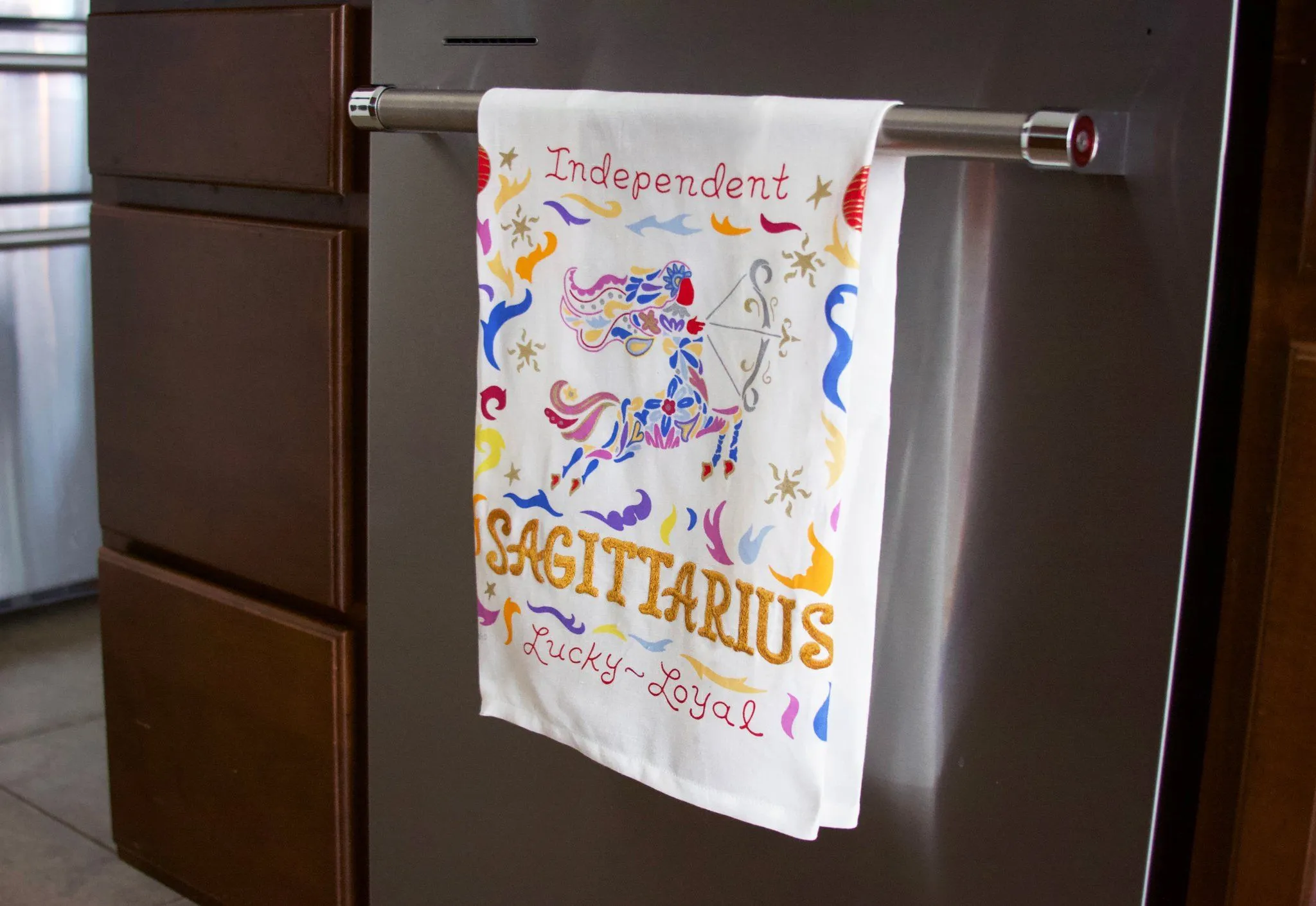 Gemini Astrology Dish Towel