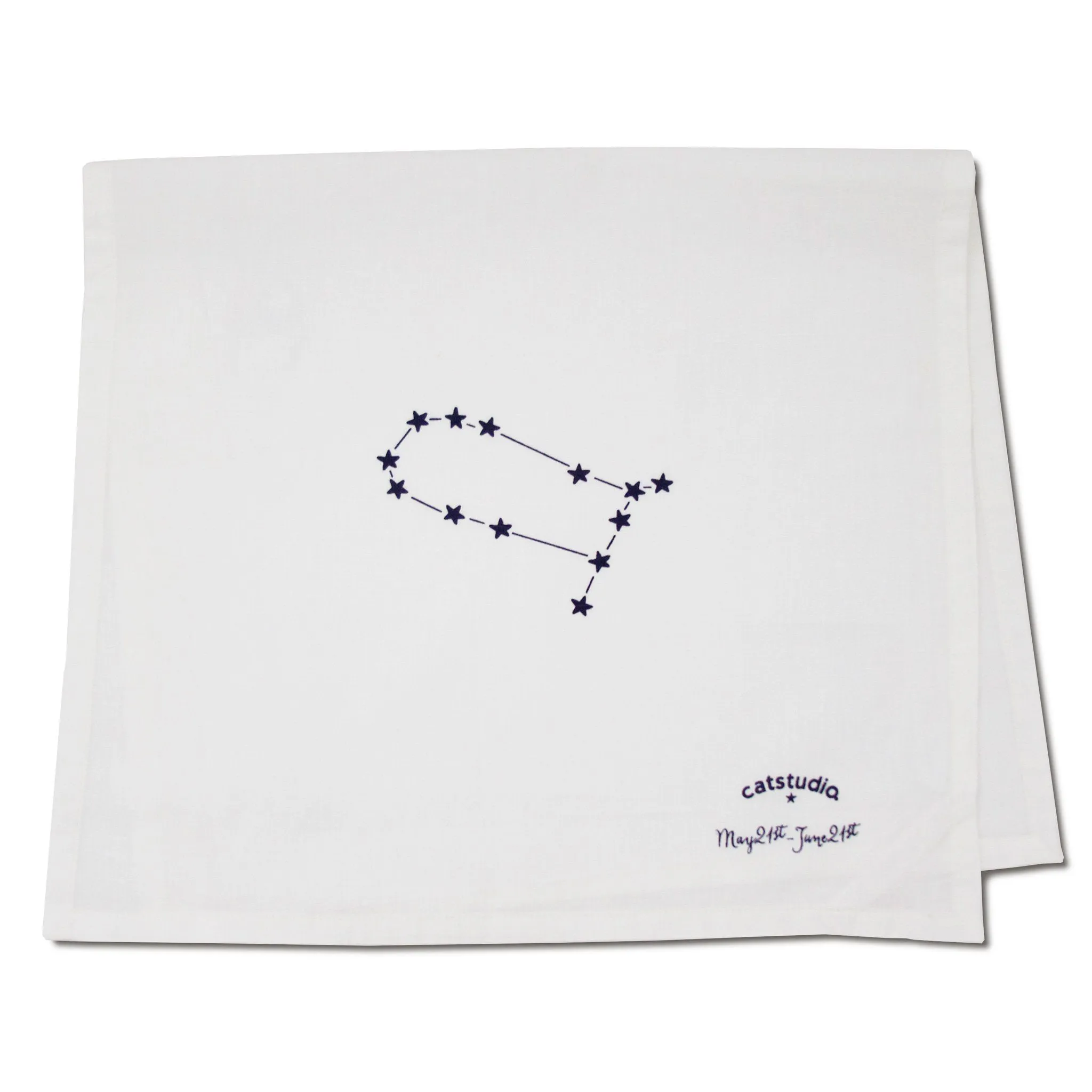 Gemini Astrology Dish Towel