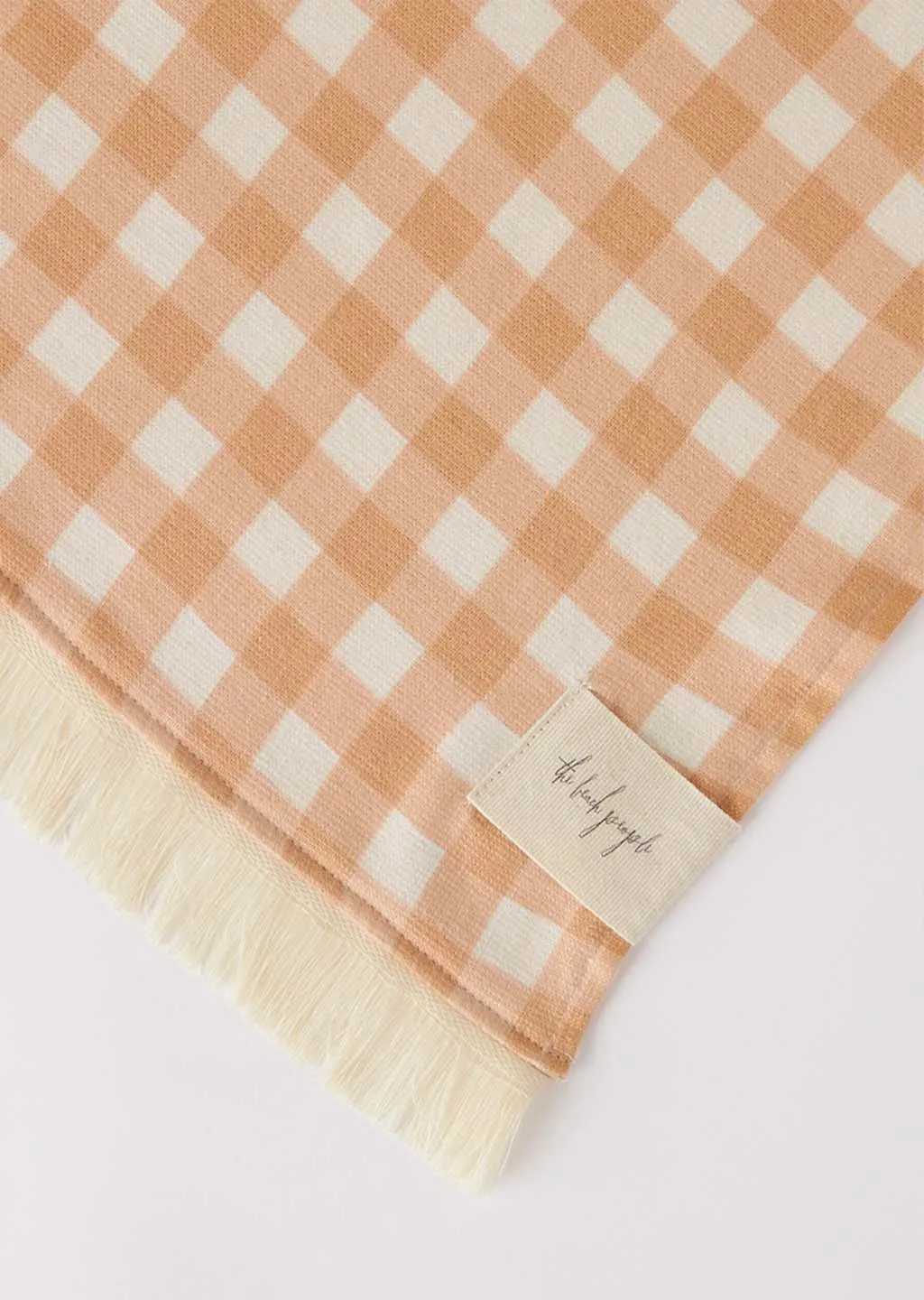 Gingham Travel Towel