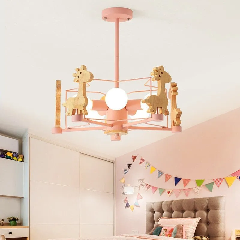 Giraffe Ceiling Light - Kids Nursery lighting