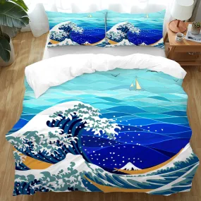 Great Wave Bedding Set