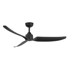 Hugo 52" Exterior Ceiling Fan in Matte Black